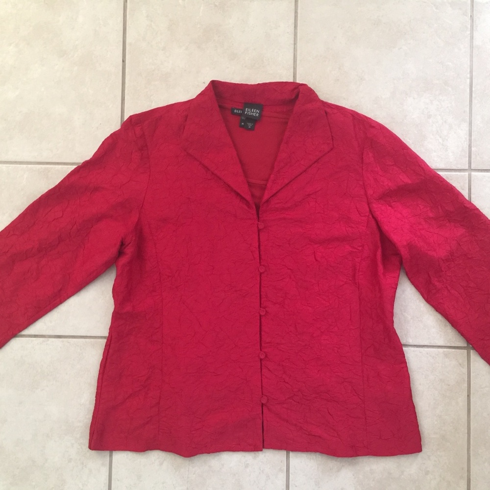 Eileen Fisher Silk Cardigan Set - Picture 3 of 6